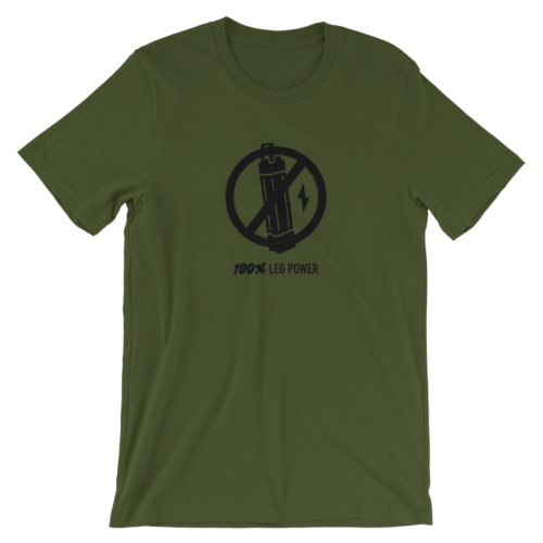 Forest Green 100% Leg Power T-Shirt
