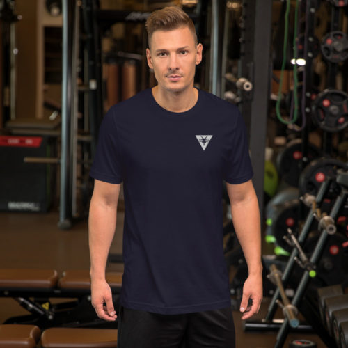 Navy Blue Short-Sleeve Unisex  Athleticult T-Shirt