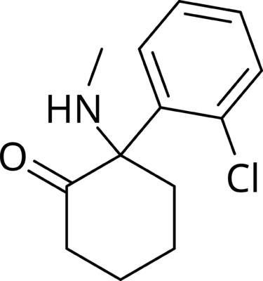 Ketamine chemical structure